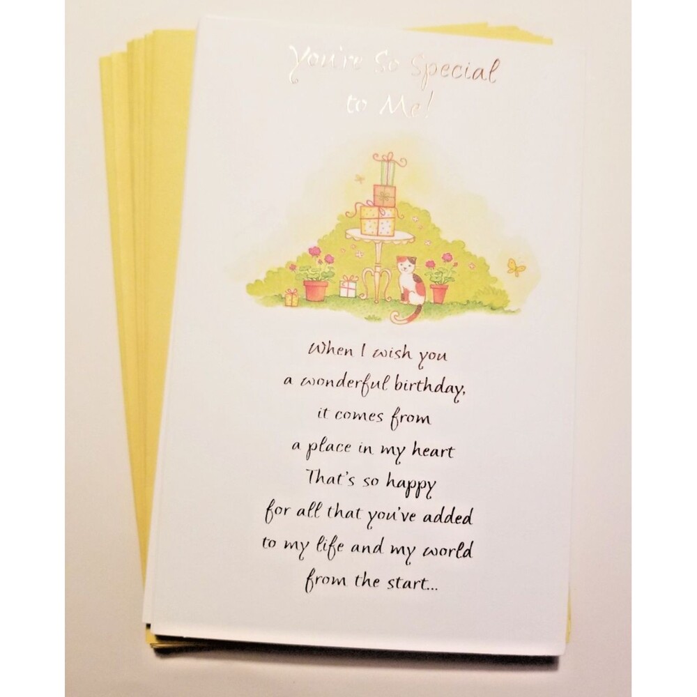 Birthday Greeting Cards You're So Special To Me Lot of 10 Cards Anyone Any Age